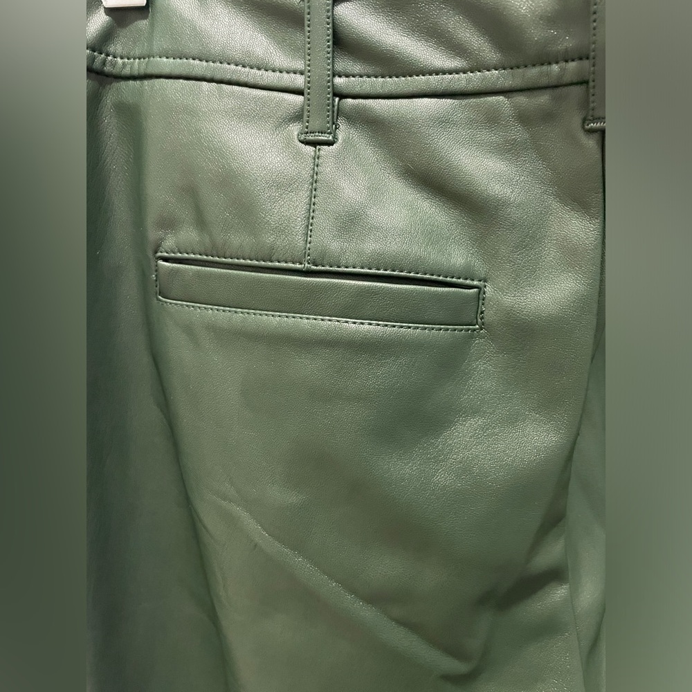 NWT Anthropologie Faux Leader Wide -Leg Culottes - Picture 9 of 9